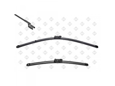 Щетки стеклоочистителя SWF VISIOFLEX,передняя,2 шт., 1K0955429B, 600mm/24", бескаркасная от SWF Щетки стеклоочистителя SWF VISIOFLEX,передняя,2 шт., 1K0955429B, 600mm/24", бескаркасная