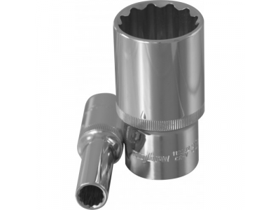 Головка торцевая 12 гранная глубокая 1/2"DR 21мм., Ombra 112221 от OMBRA Головка торцевая 12 гранная глубокая 1/2"DR 21мм., Ombra 112221