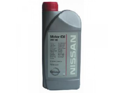 NISSAN 5W-40 SM/CF (1л) моторное масло A3/B4 от NISSAN NISSAN 5W-40 SM/CF (1л) моторное масло A3/B4