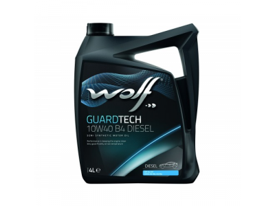 Моторное масло WOLF GUARDTECH 10W40 B4 DIESEL 4L от WOLF Моторное масло WOLF GUARDTECH 10W40 B4 DIESEL 4L