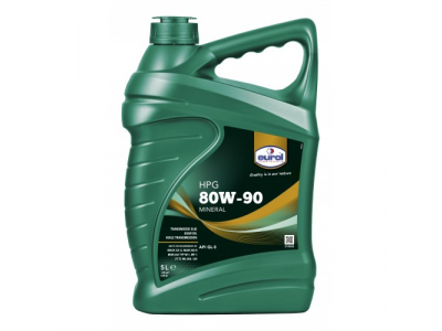 Масло трансмиссионное минеральное "Eurol HPG SAE 80W-90 GL5", 5 л.