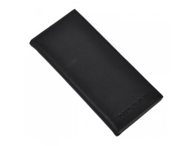 Кожаный футляр для кредитных карт Nissan Credit Card Holder, Black от NISSAN Кожаный футляр для кредитных карт Nissan Credit Card Holder, Black