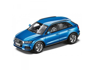 Модель автомобиля Audi Q3 MJ 2015, Hainan Blue, Scale 1:43 от VAG Модель автомобиля Audi Q3 MJ 2015, Hainan Blue, Scale 1:43