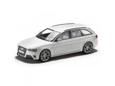 Модель Audi RS 4 Avant, Ibis white, 2013, Scale 1 43 от VAG Модель Audi RS 4 Avant, Ibis white, 2013, Scale 1 43